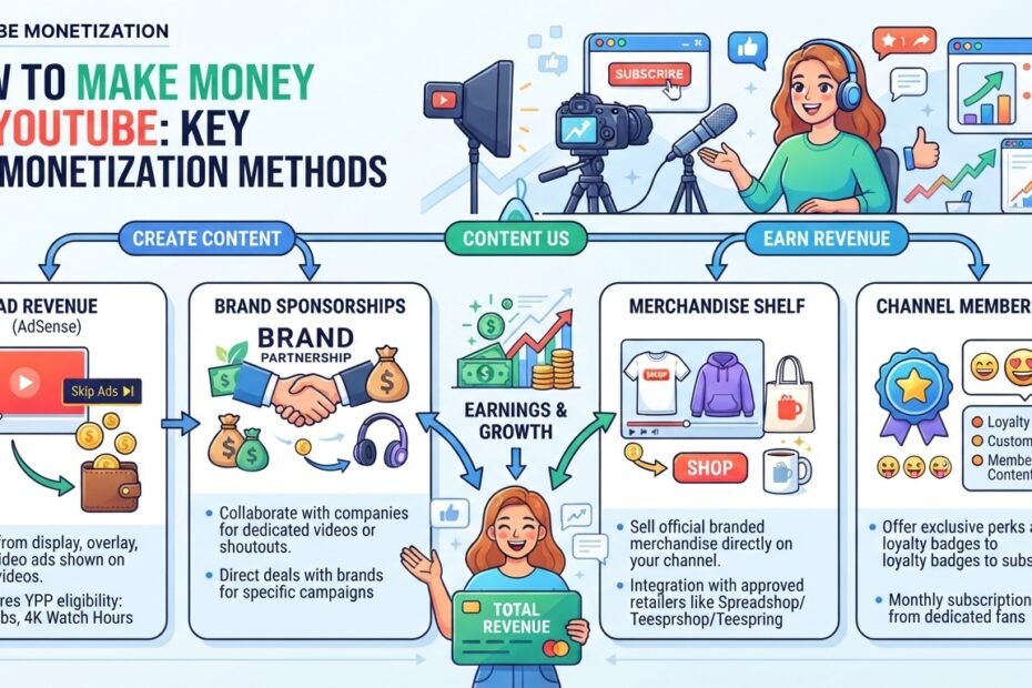 how to make money on you tube